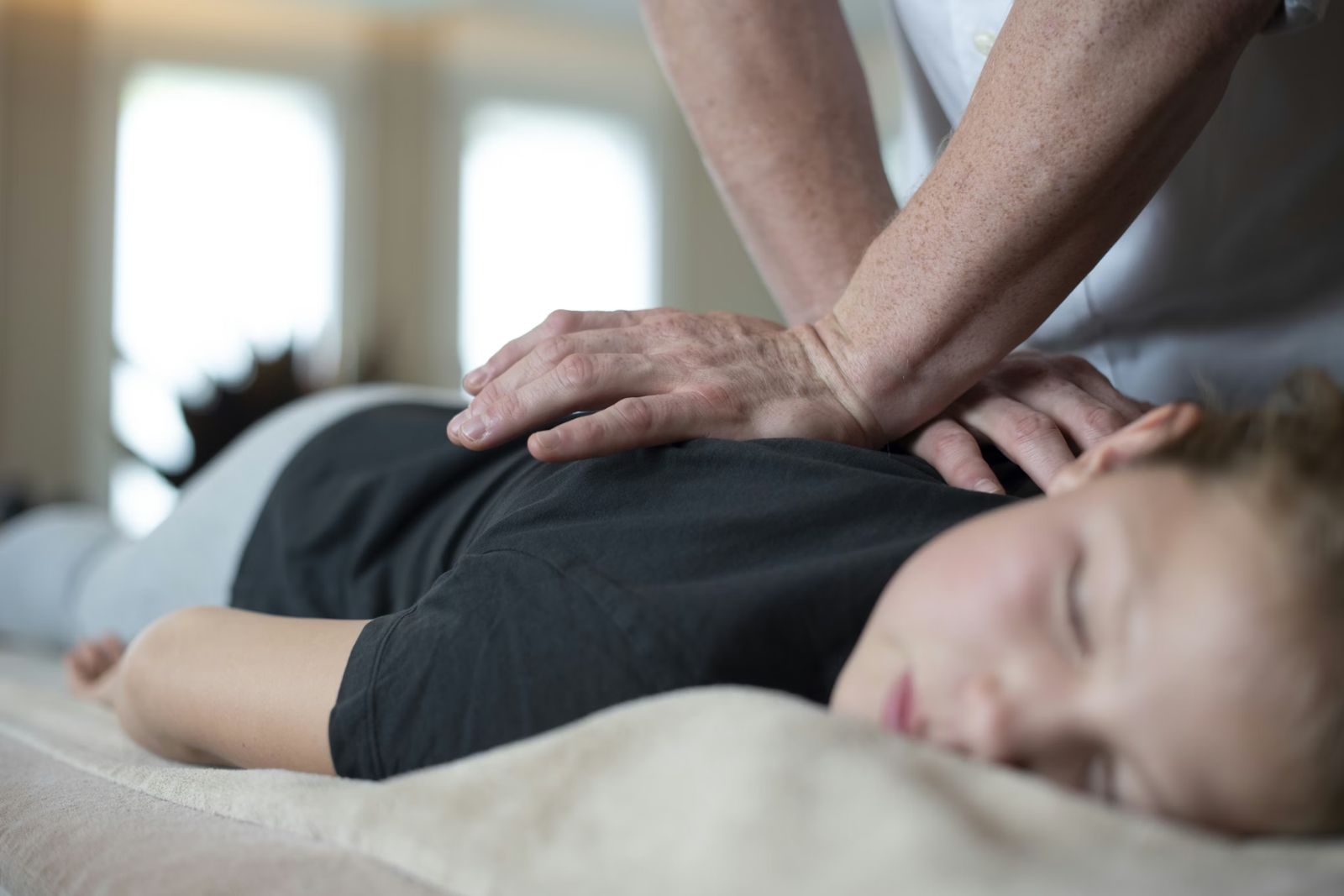 Osteopathic treatment session